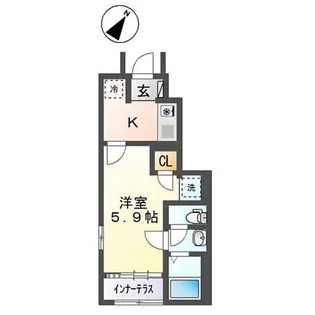 ドレッセ・S【1階】の間取り