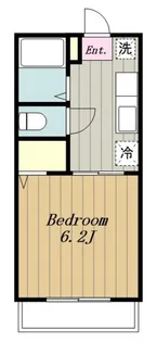 セントラルヒルズB【1階】の間取り