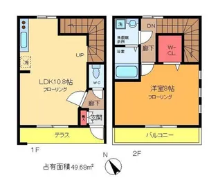 東京都足立区西綾瀬3【一戸建】の間取り