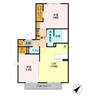 アステール【2階】の間取り