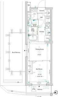 東京都北区滝野川5【マンション】の間取り