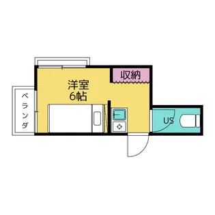 高野マンション【4階】の間取り