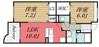千葉県市原市五井中央南1【マンション】の間取り