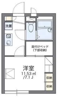 レオパレスSHINWA【2階】の間取り