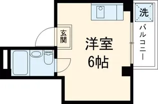 メリーライフ仙川【3階】の間取り