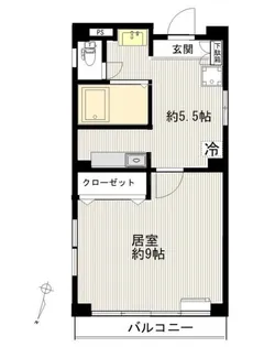 ハイツ栗原【2階】の間取り