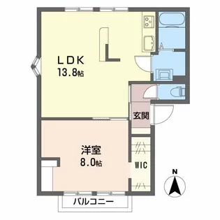 1LDKの間取り画像