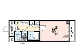 プレール・ドゥーク練馬NORTHCITYLA【2階】の間取り