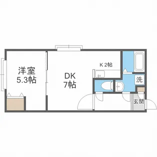 ルクル 21【1階】の間取り