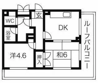 ヴェルハイム小金井II【4階】の間取り