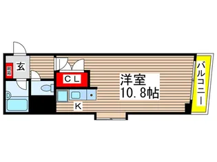 君待橋【3階】の間取り