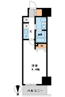 千葉県千葉市中央区本千葉町【マンション】の間取り