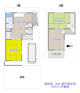 香川県高松市高松町【一戸建】の間取り