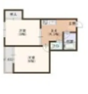 シティハイム浅香【2階】の間取り