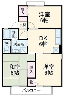 セジュール大島 A【2階】の間取り