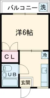 第2青山マンション【1階】の間取り