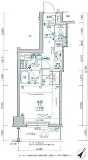 1Kの間取り画像