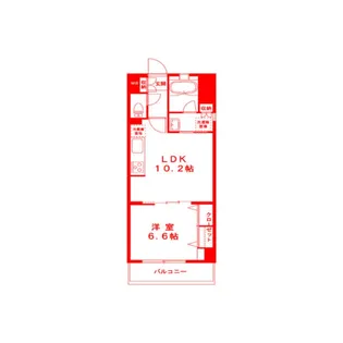 グランデュールIII江ノ島【2階】の間取り