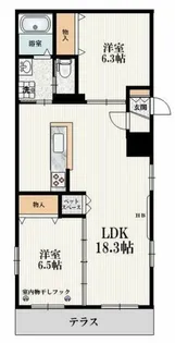 埼玉県新座市野火止7【マンション】の間取り