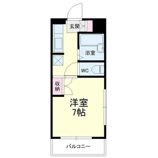 グリーンハイツ安松【2階】の間取り