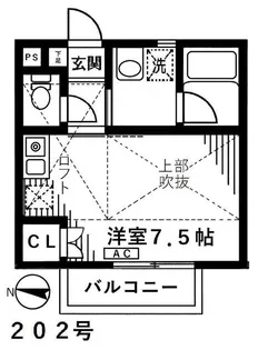 ロイヤル中十条II【2階】の間取り