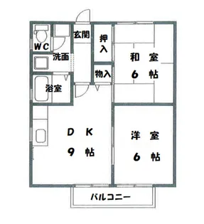 セジュール佐藤【2階】の間取り