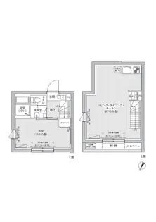 東京都北区田端5【マンション】の間取り