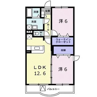 広島県山県郡北広島町壬生【マンション】の間取り