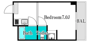 ホワイトメゾン学南【2階】の間取り