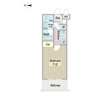 ラヴィーヌ国領【4階】の間取り