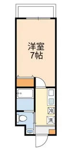 東京都稲城市大丸【アパート】の間取り