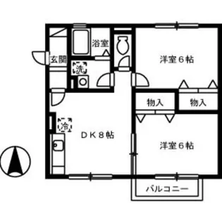 ベルデュール B棟【1階】の間取り