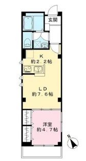 堤方APARTMENT【3階】の間取り