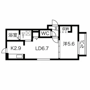 avenir高台【1階】の間取り