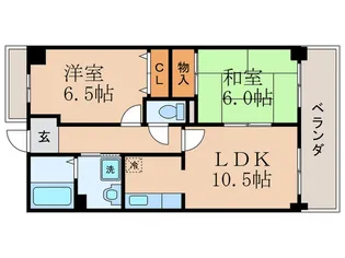 グランシャリオ四宮【2階】の間取り