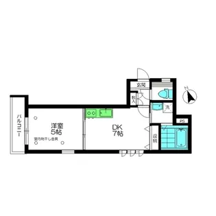 アルディア蒲田【4階】の間取り