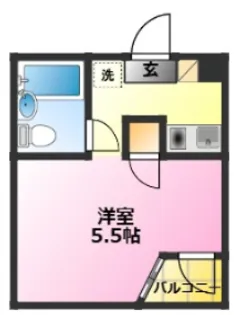 スカイコート日吉第2【3階】の間取り