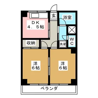 シャルマンサンク【4階】の間取り