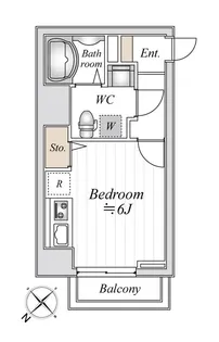 東京都日野市豊田3【マンション】の間取り