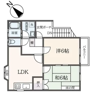 神奈川県川崎市麻生区王禅寺東6【アパート】の間取り