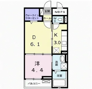 ヴィラMY【2階】の間取り