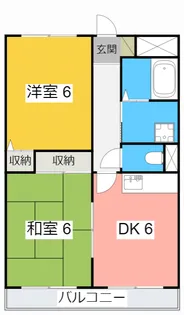 M・ヒューゲル【1階】の間取り