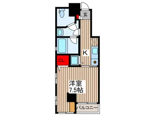 ウィステリアタワー【3階】の間取り