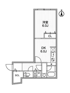 LEGALAND神楽坂【4階】の間取り