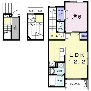 キルシュバオム【3階】の間取り