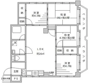千成ビル【5階】の間取り