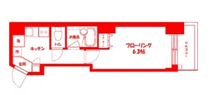 アベニュー横濱【5階】の間取り