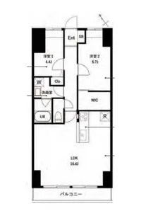 PARK MODERN西葛西(旧ファミール西葛西)【2階】の間取り