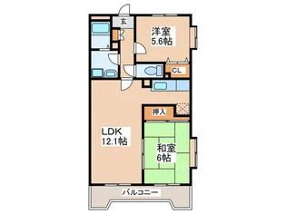 フルール98【4階】の間取り