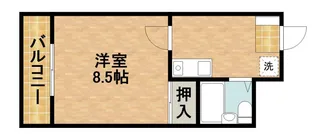 ビクトリアパレス【1階】の間取り